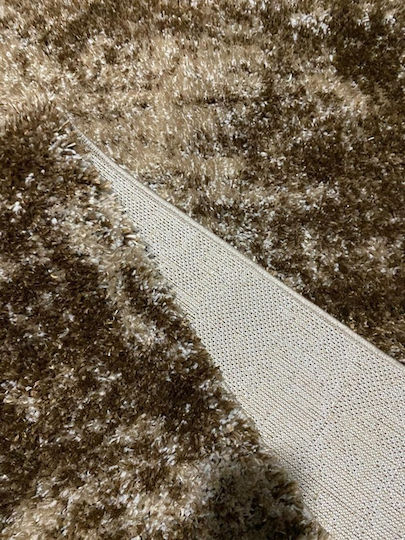 Jasmine Js Shaggy Bedroom Rugs Set Camel Brown JS-824-camel-brown-Set 3pcs