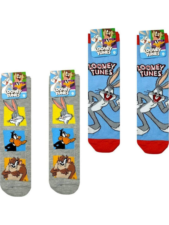 Looney Tunes Șosete pentru Copii Colorful 2 Perechi