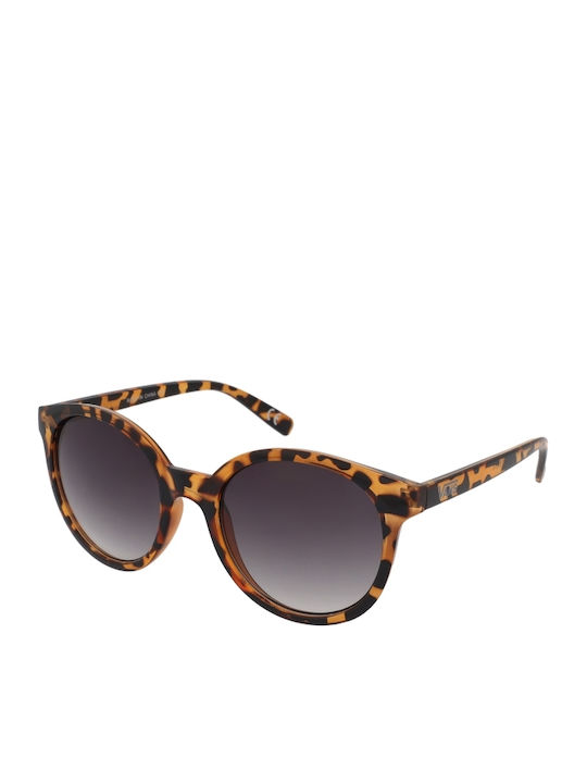 Vans Rise & Shine Women's Sunglasses with Brown Tartaruga Plastic Frame and Gray Lens VN0A4DSWW64