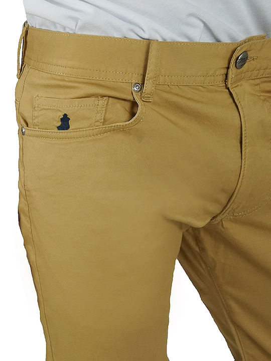 Παντελόνι Chino Ελαστικό σε Slim Εφαρμογή Μπεζ