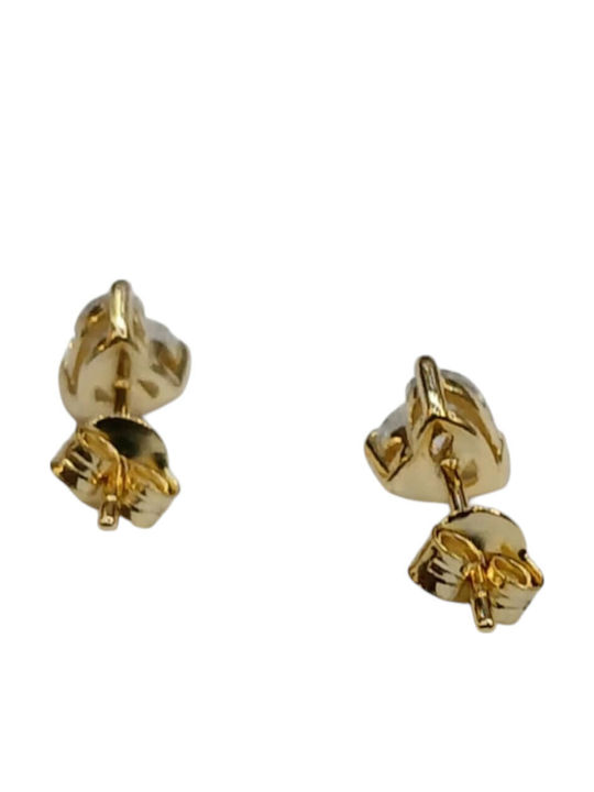 Prince Silvero Earrings made of Silver Gold Plated with Stones