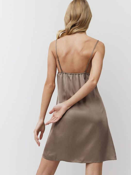 Aruelle Women's Nightdress Mocha