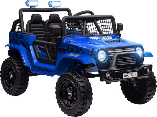 Aiyaplay Kinderfahrzeug Doppelsitzer mit Fernbedienung 12 Volt Blau für 3+ Jahre