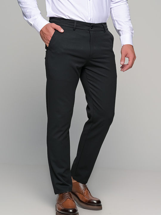 Piazza Nova Men's Black Trousers