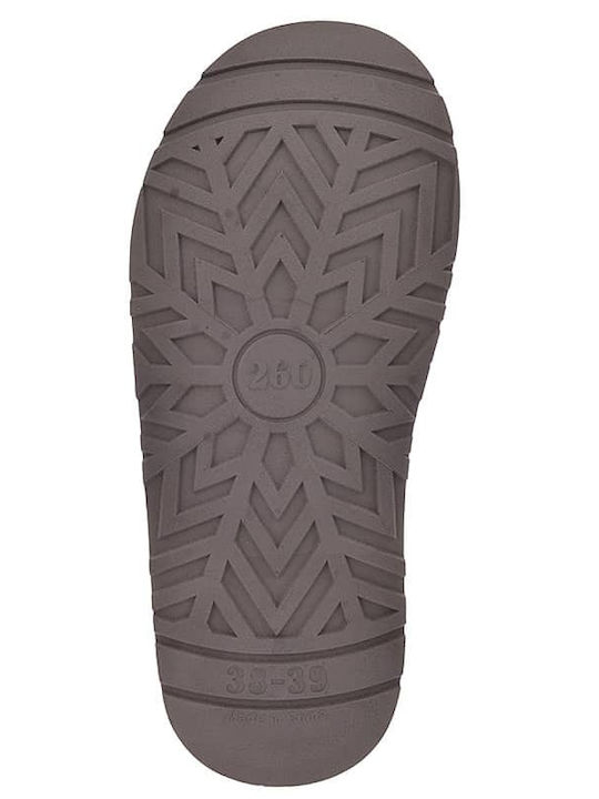 Closed Women's Slippers Brown
