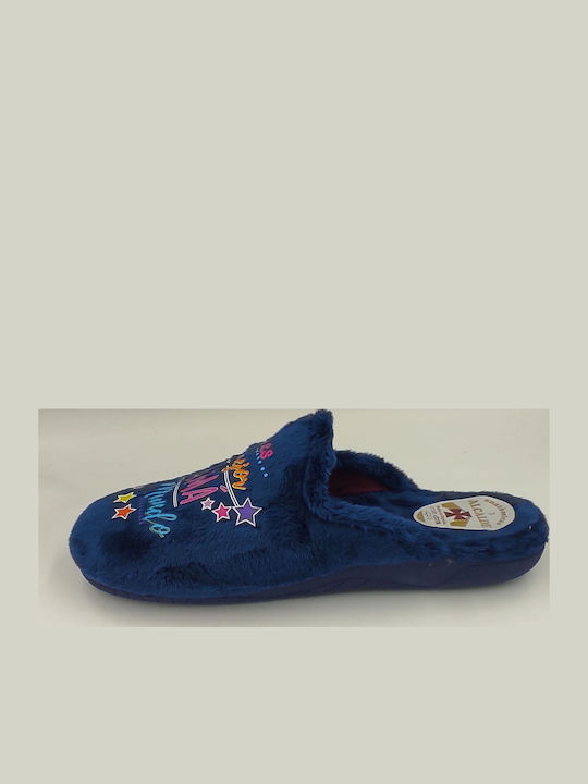 Papuci de Damă de Iarnă Albastru