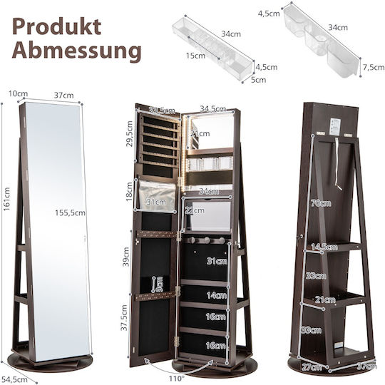 Costway Ορθογώνιος 155x37.5cm Costway Ορθογώνιος 155x37.5cm