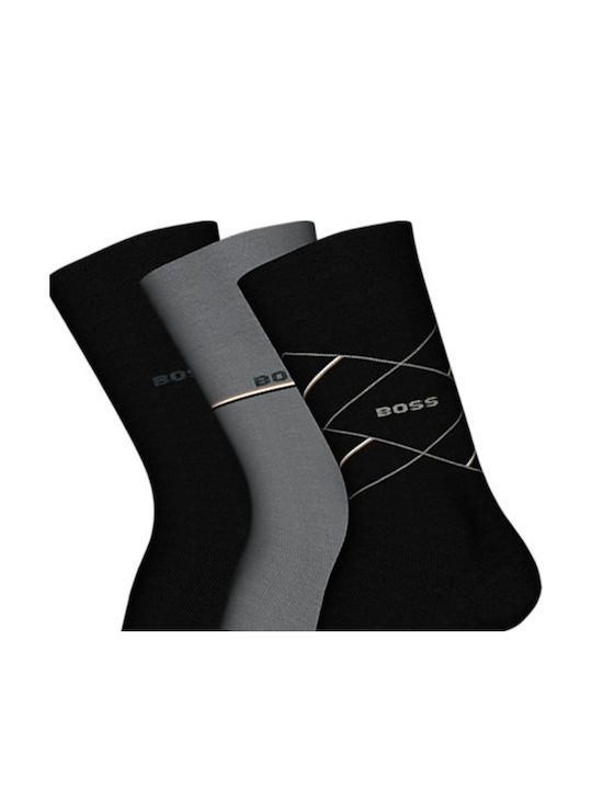 Boss Herren Gemusterte Socken Multicolour 3Pack