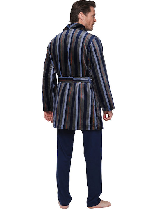 Pastunette Winter Herren-Robe Multicolor