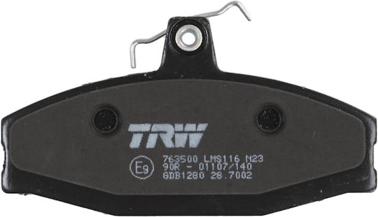 Trw Gdb1280 Комплект Спирачни Накладки Дискови Спирачки