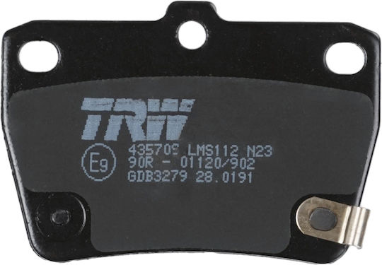 Trw Gdb3279 Bremsbelag Set Scheibenbremse