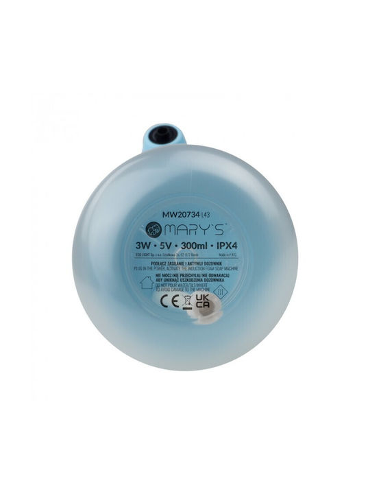 Mary's Εντοιχιζόμενο Dispenser Πλαστικό Μπλε 300ml
