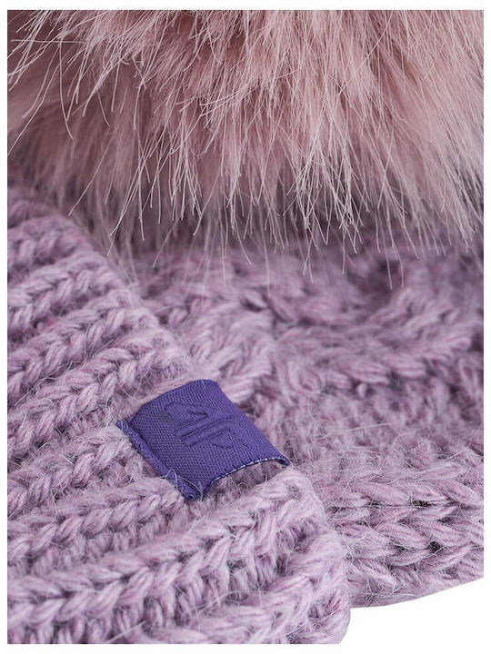 Beanie Beanie Knitted in Purple color