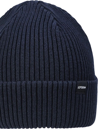 'hoxie' Beanie Unisex Σκούφος Πλεκτός σε Μπλε χρώμα
