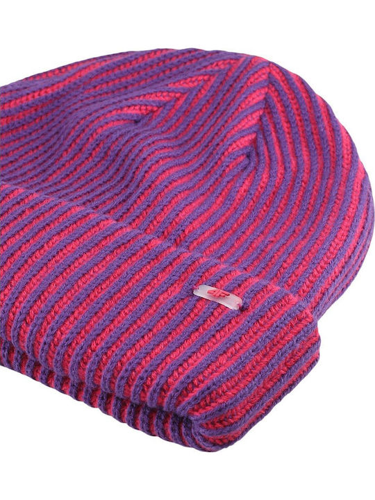Beanie Ανδρικός Σκούφος Πλεκτός σε Φούξια χρώμα