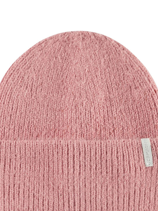 Beanie Frauen Beanie Gestrickt in Rosa Farbe