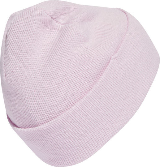 Tonal Met Bean Beanie Beanie Knitted in Pink color
