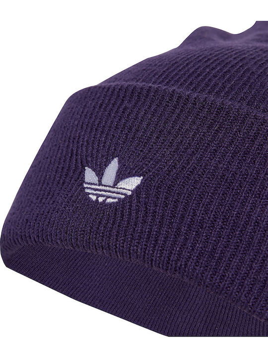 Adicolor Beanie Ανδρικός Σκούφος Πλεκτός σε Μωβ χρώμα
