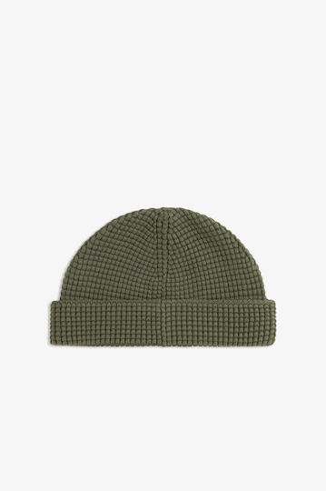 Beanie Männer Beanie Gestrickt in Khaki Farbe