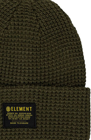 Beanie Ανδρικός Σκούφος Πλεκτός σε Χακί χρώμα