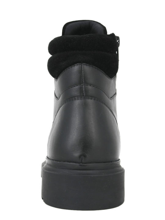 Leder Schwarz Herrenstiefel