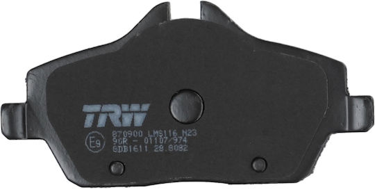 Trw Brake Pad Set Disc Brake Gdb1611