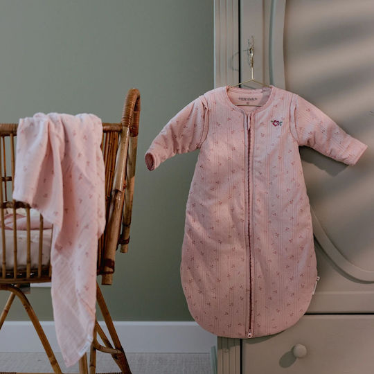 Little Dutch Pure Muslin Swaddle Wrap Pink 120x120cm.