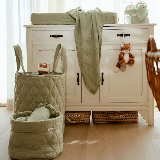 Little Dutch Nursery Storage Basket Pure Green