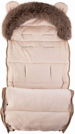 FreeOn Arctic Waterproof Stroller Footmuff 95x50cm Brown