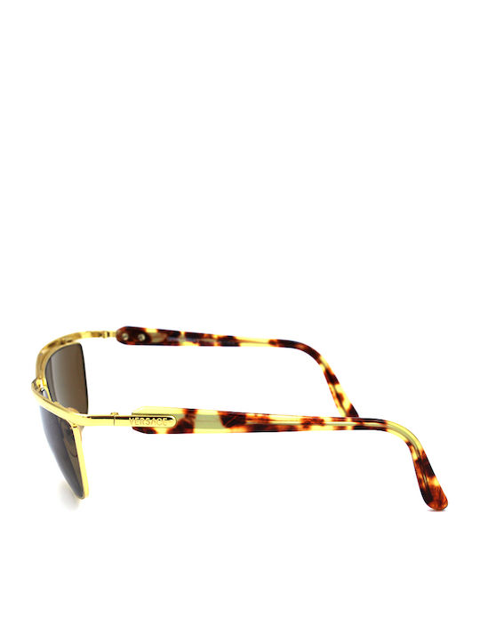 Versace Unisex Γυαλιά Ηλίου με Χρυσό Μεταλλικό Σκελετό και Καφέ Φακό S809666515130