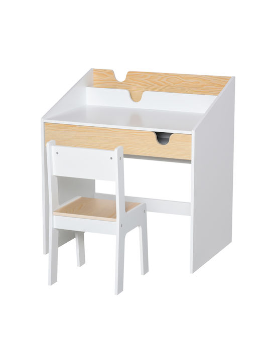 Παιδικό Γραφείο Λευκό 70x50x75cm Παιδικό Γραφείο Λευκό 70x50x75cm