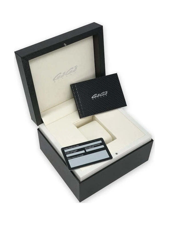 Gaga Milano Women's Watch with White Leather Strap