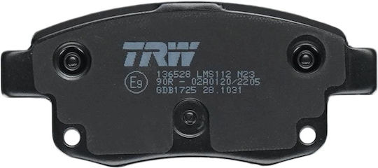 Trw Brake Pad Set Disc Brake Gdb1725