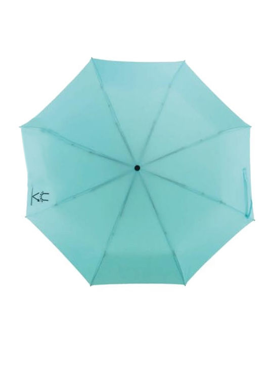 Rain Windproof Umbrella Compact Turquoise