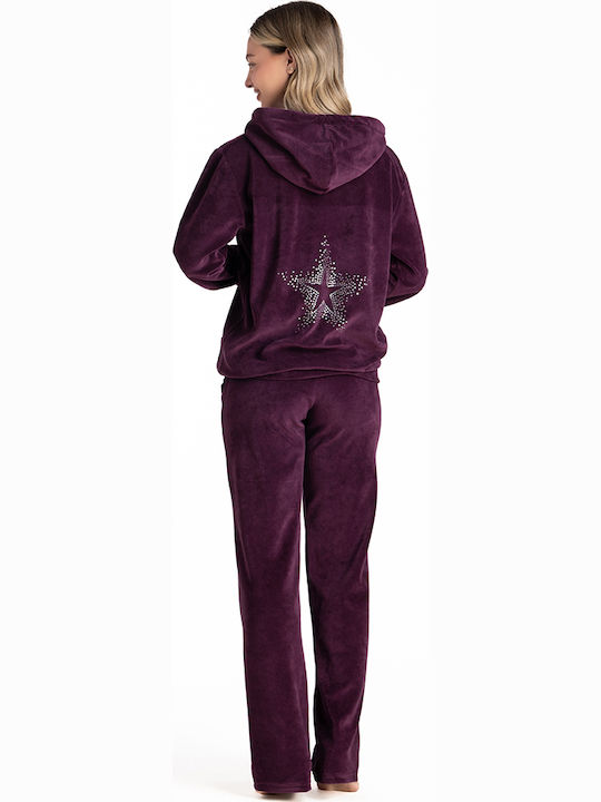 Sweatpants Velvet Monochrome