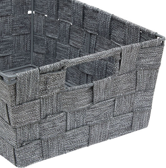 5Five Storage Basket Fabric Gray 28x20x11cm 1pcs