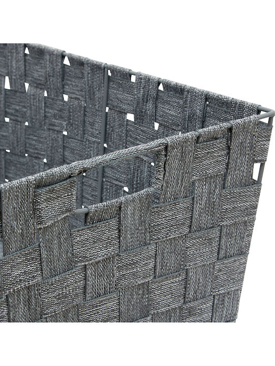 5Five Καλάθι Αποθήκευσης Υφασμάτινο Γκρι 38x26x18cm