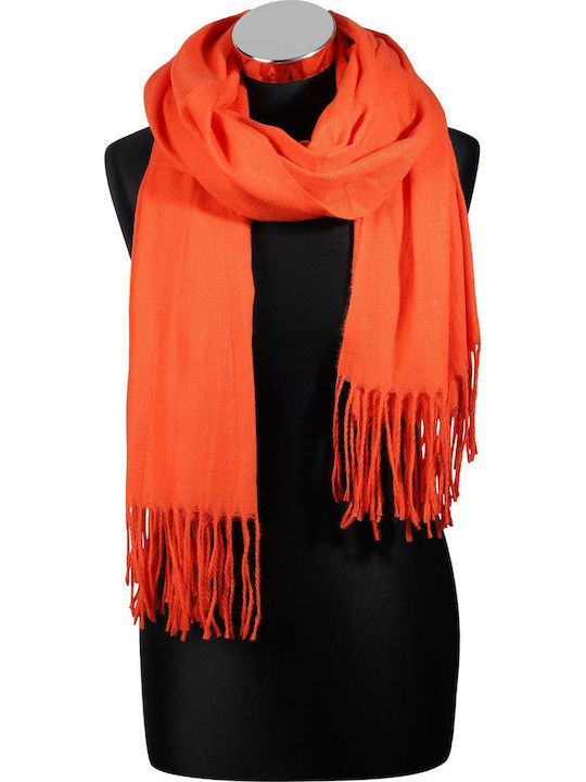Women's Wool Scarf Orange