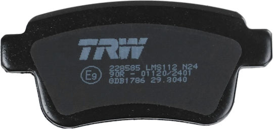 Trw Gdb1786 Bremsbelag Set Scheibenbremse
