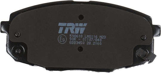 Trw Gdb3450 Brake Pad Set Disc Brake