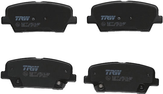 Trw Gdb3499 Комплект Спирачни Накладки Дискови Спирачки