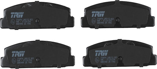 Trw Brake Pad Set Disc Brake Gdb3088