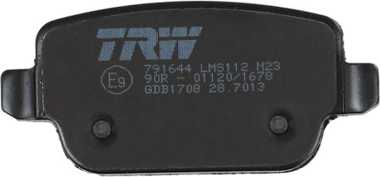 Trw Brake Pad Set Disc Brake Gdb1708
