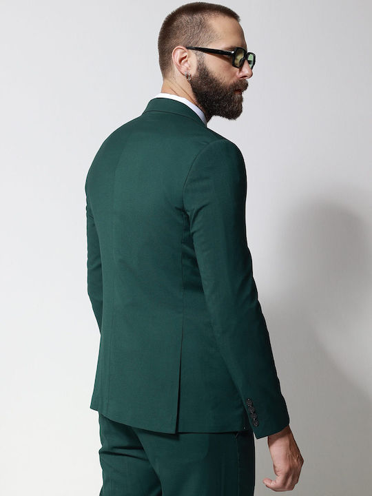 Мъжки Костюм С гиле Green