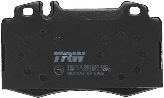 Trw Brake Pad Set Disc Brake Gdb1543