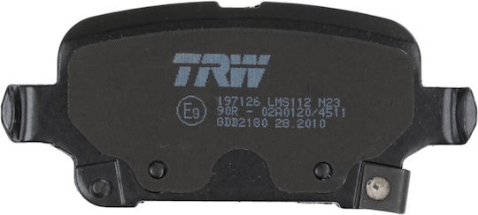 Trw Gdb2180 Brake Pad Set Disc Brake