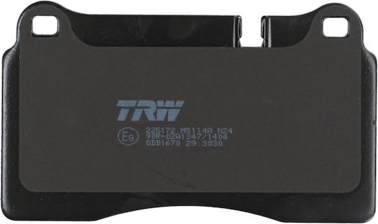 Trw Комплект Спирачни Накладки Дискови Спирачки Gdb1670