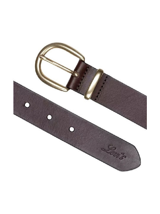 Levi's Phoebe Δερμάτινη Γυναικεία Ζώνη Καφέ Levi's Phoebe Δερμάτινη Γυναικεία Ζώνη Καφέ
