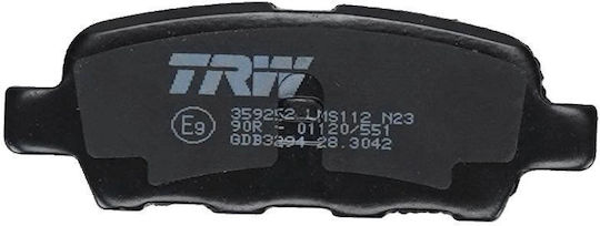 Trw Brake Pad Set Disc Brake Gdb3294