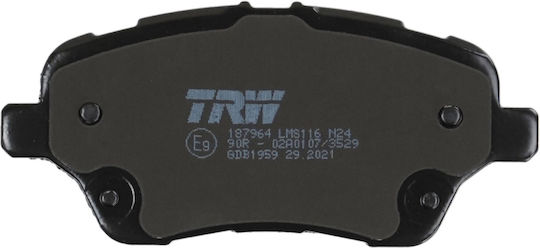 Trw Gdb1959 Bremsbelag Set Scheibenbremse